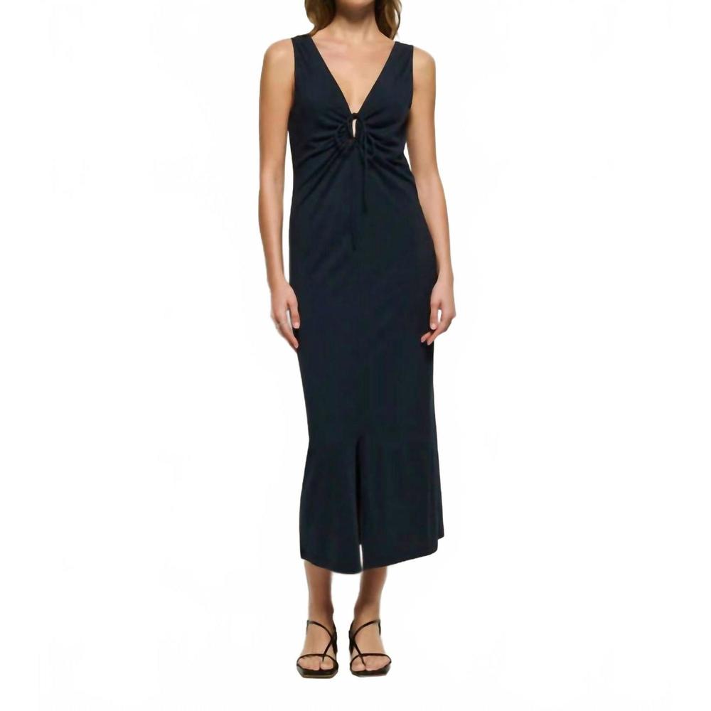 NEW NATION LTD gracie tank midi dress in nightsky